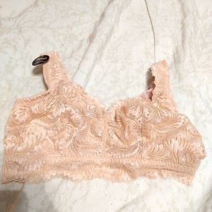 Cream Lace Brassiere